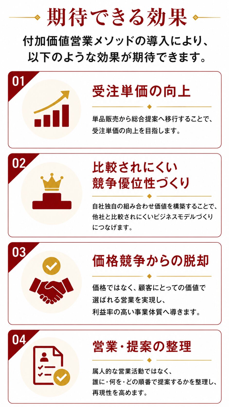 期待できる効果